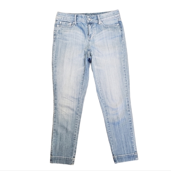 Cache Ankle Jeans Size 4 Light Blue Wash - Picture 8 of 15